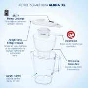Brita Aluna XL Filtreli Su Arıtmalı Sürahi - Beyaz