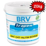 BRV TRAPEX - 20Kg - Su Bazlı Saç Çatı ve Panel Yalıtım Boyası Gri Gri