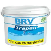 BRV TRAPEX - 5Kg - Su Bazlı Saç Çatı ve Panel Yalıtım Boyası Gri Gri