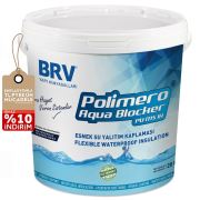 BRV POLİMERO MS Polimer - 5Kg - Su Bazlı Esnek Su Yalıtım Kaplaması Gri Gri