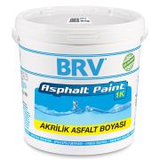BRV ASFALT PAINT 1K - 20Kg - Su Bazlı Akrilik Asfalt Boyası Gri Gri