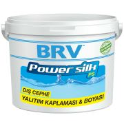 BRV POWERSILK TOPCOAT - 5Kg - Su Bazlı Yarıparlak Dış Cephe Yalıtım Kaplama Boyası Irmak Yeşili