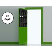 12 Cepli Kapı Arkası Çok Amaçlı Organizer - Siyah