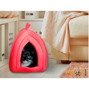 Pet Hut Polar Kedi ve Köpek Yatağı - Kırmızı
