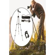 Taşıma Çantalı 170 cm Profesyonel Tripod + Telefon Başlığı Hediyeli