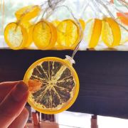 20li Limon Dilimi Şeklinde Dekoratif Dolama Led 3 Metre
