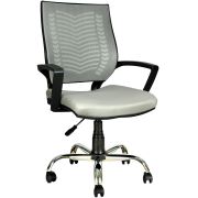 Bürocci Tina Metal Ayaklı Çalışma Koltuğu Gri 2101N0546