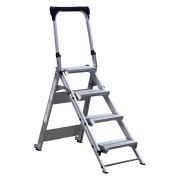 Çağsan SW-1106-04 4 Basamaklı Himalaya Geniş Basamaklı Alüminyum Merdiven