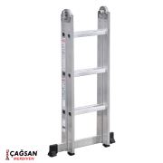 Çağsan 2x3 Basamaklı Katlanır Alüminyum Merdiven (K2)