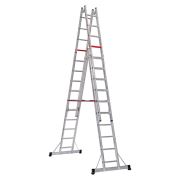 Çağsan 2x10 Basamaklı A Tipi Çift Taraflı Sürgülü Alüminyum Merdiven (TA003)
