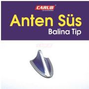CARUB Anten Süs Balina Tip Krom- Mavi