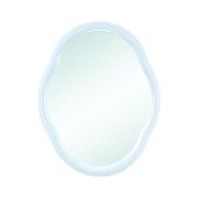 Çelik Ayna Tek Mega Oval - Beyaz 109
