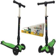 Cheroke K66-3 Led Işıklı Frenli Pratik Katlanır Çocuk Scooter Yeşil