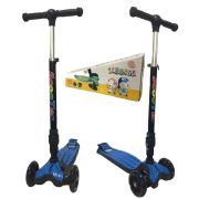 Cheroke K66-3 Led Işıklı Frenli Pratik Katlanır Çocuk Scooter Mavi