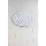 Chilai Home Round Beyaz Banyo Paspası 90x90cm