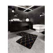 Chilai Home Infinitiy Siyah 2'li Set Banyo Halısı 60x100/50x60cm