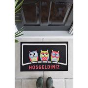 Chilai Home Hoşgeldiniz Baykuşlar - Kapı Papası 45x70 cm