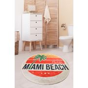 Chilai Home Miami Beach Djt Banyo Halısı 140x140 cm