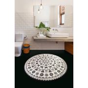 Chilai Home Venice Siyah Djt Banyo Halısı 100x100 cm