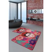 Chilai Home Frida Pink Djt 2'li Set 60x100/50x60cm