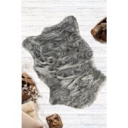 Chilai Home Peluş Gri 80x150 cm Banyo Halısı