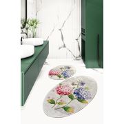 Chilai Home Ortanca Djt 2'li Set Banyo Halısı