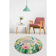 Chilai Home Hello Summer Dekoratif Djt Çap 140 cm Dekoratif Halı
