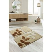 Chilai Home Innovıa Taş 3'lü Set Banyo Halısı 60x100/50x60/40x60 cm