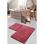 Chilai Home Havai Rose 2'li Set Banyo Halısı 60x100/50x60 cm