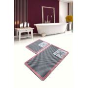 Chilai Home Polo Club Red Djt 2'li Set Banyo Halısı