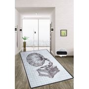 Chilai Home Gramophone Djt Dekoratif Halı Ekru 80x140 cm