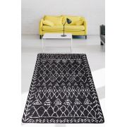 Chilai Home Soho Black Djt Dekoratif Halı Siyah 150x240 cm