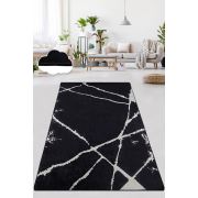 Chilai Home Broken Siyah Dekoratif Halı 80x120 cm