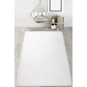 Chilai Home Plush Beyaz Dekoratif Halı 100x150 cm