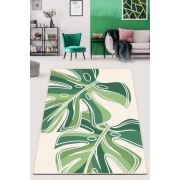 Chilai Home Bamboo Folium Şönil Dekoratif Halı 100x180 cm