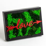 Ahşap Dikdörtgen Çerçeve Love - Frame