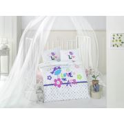 Clasy Bebek Nevresim Takımı Happy Bırd V1