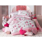 Clasy Ranforce Nevresim Takımı Tek Kişilik Lovely Day V1