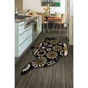 Colizon Dekoratif Yıkanabilir Kaymaz Tabanlı Lazer Kesimli Mutfak Halısı TYKZD-242 80x120 cm
