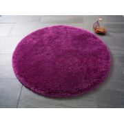 Confetti Miami Patlıcan Yuvarlak Banyo Paspası Ø 100 cm