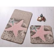 Confetti Starfısh 2'li Set Pembe Oymalı Banyo Takımı