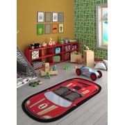 Confetti Speed Racer Kırmızı Bukle Halı 100x200 cm