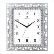 Cosıness Bellısıma Dikdörtgen Duvar Saati 30x35 cm Gümüş