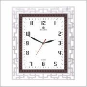 Cosıness Bellısıma Dikdörtgen Duvar Saati 30x35 cm Kahve