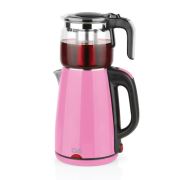 Cvs DN 1514 Cam Demlikli Çay Makinesi Pembe