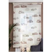 Daria Retro Arabalar Desenli Stor Perde 80x200 cm