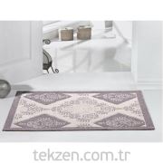 Dekoreko Baklava Pamuklu Bukle Kilim Bej 50x80 cm
