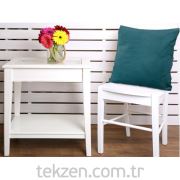 Dekoreko Kırlent Kılıfı 43x43 cm Petrol Yeşili