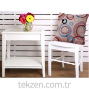 Dekoreko Dijital Baskılı Kırlent Kılıfı 43x43 cm Daire