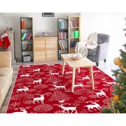 Dekoreko İnci Christmas Halı Saçaksız CHR-3 80x150 cm